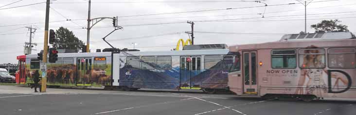 Yarra Trams Class B 2094 India & 2103 Debenhams